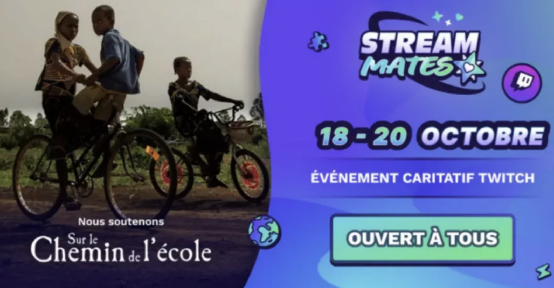 STREAMMATES 2024 : UN WEEK-END SOLIDAIRE AU SERVICE DE L’ÉDUCATION